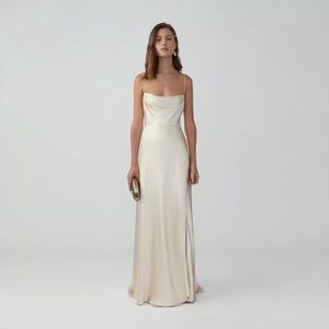 Fame & Partners Champagne Dress